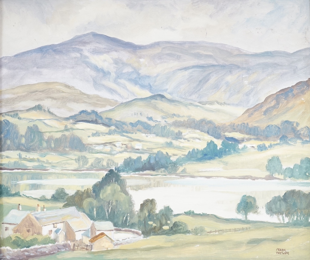 Frank Taylor, oil on board, Rural landscape, signed, 35 x 42cm. Condition - good